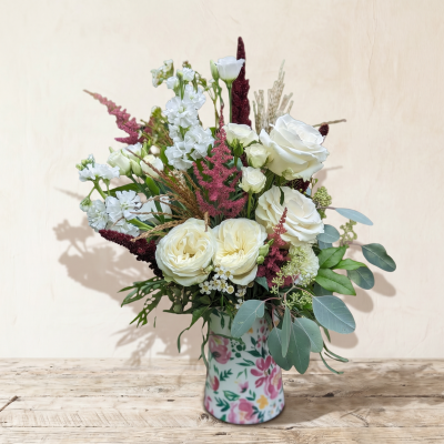 Vintage Vessels with flowers
