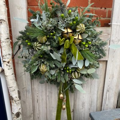 Jingle Bells Signature Lily and Myrtle Christmas Wreath  </br> Wednesday 26th November 2025