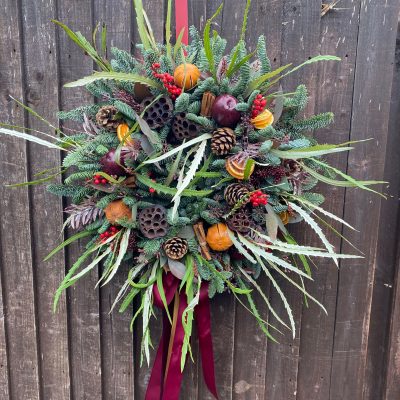 Mulled wine wreath